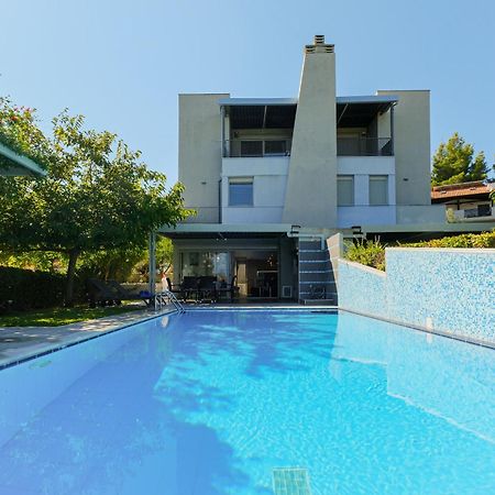 Deluxe Chrousso Pool Villa Палиури Экстерьер фото